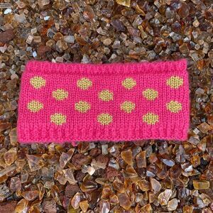 Walmart Pink & Gold Head Warmer Band. EUC!